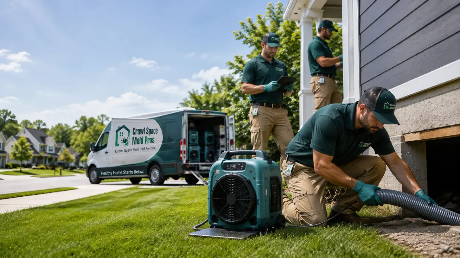 Crawl Space Mold Removal in Litchfield, IL